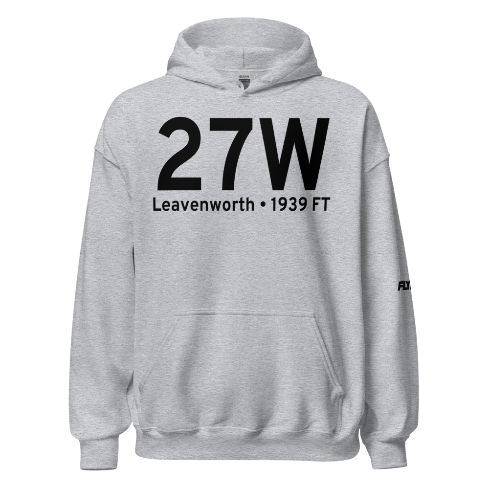 Leavenworth (27W) Airport Hoodie Sweatshirt 