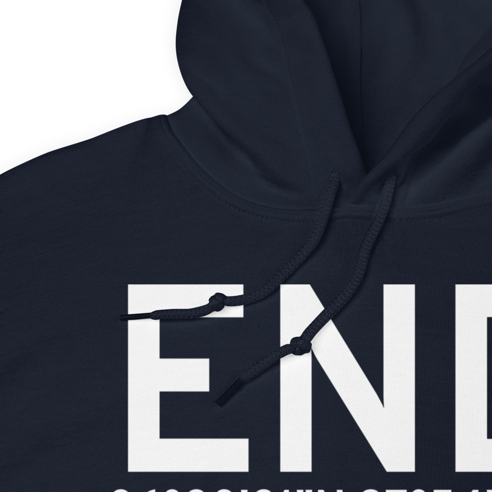 Enid (KEND) Airport Hoodie Sweatshirt 