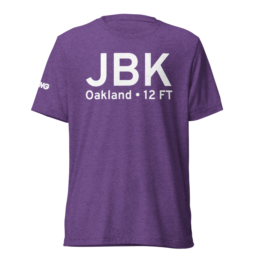 Oakland (WJBK) Airport Tri-blend T-Shirt 