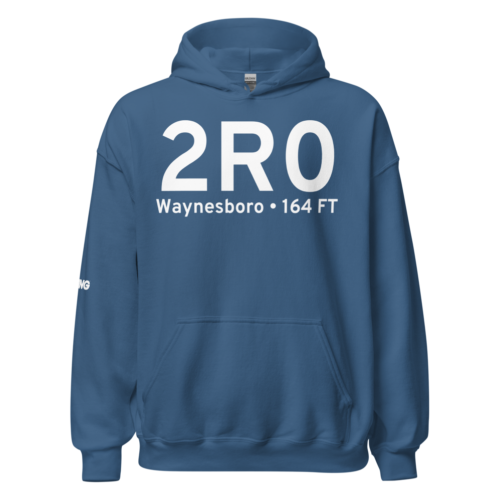 Waynesboro (K2R0) Airport Hoodie Sweatshirt 