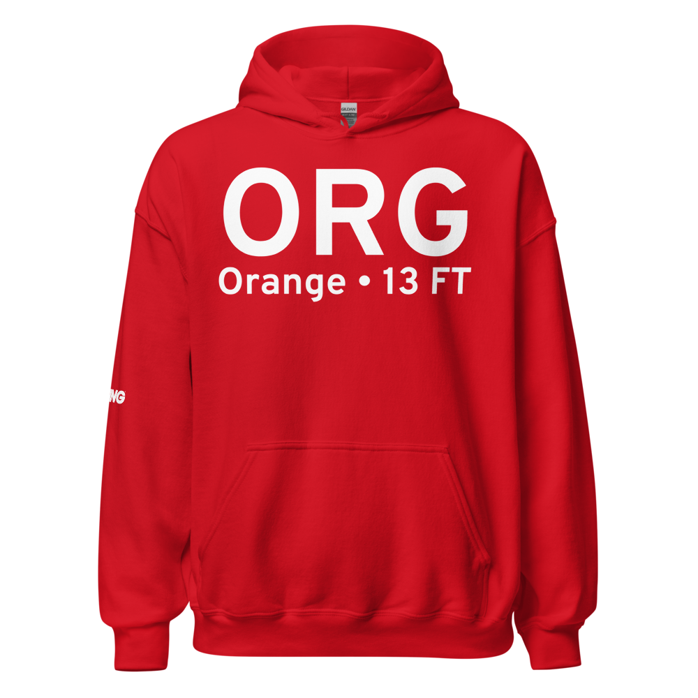 Orange (KORG) Airport Hoodie Sweatshirt 