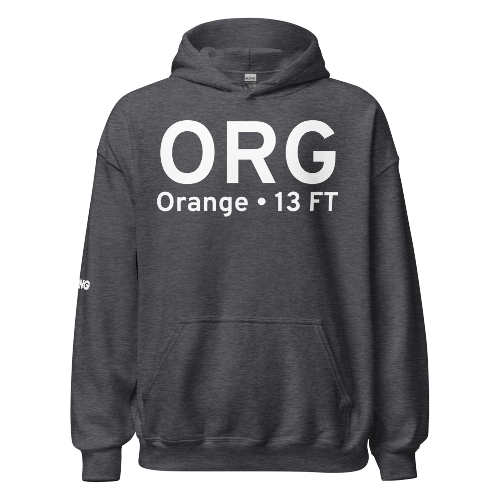 Orange (KORG) Airport Hoodie Sweatshirt 