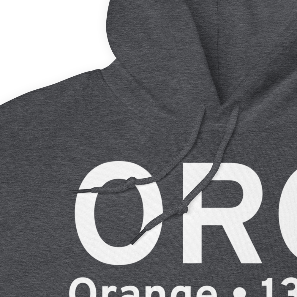 Orange (KORG) Airport Hoodie Sweatshirt 