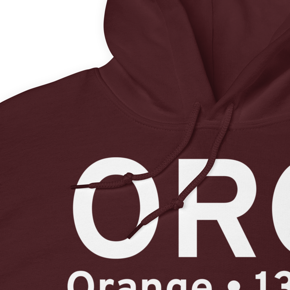 Orange (KORG) Airport Hoodie Sweatshirt 