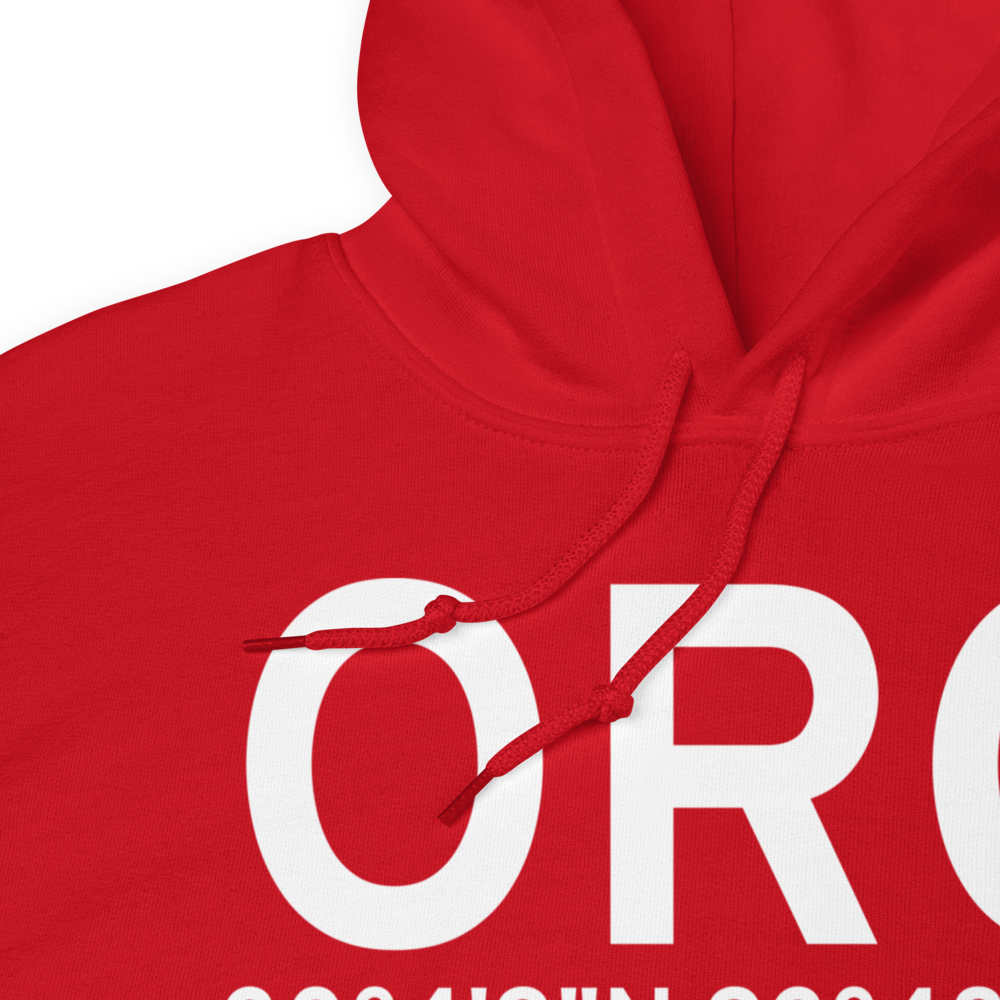 Orange (KORG) Airport Hoodie Sweatshirt 