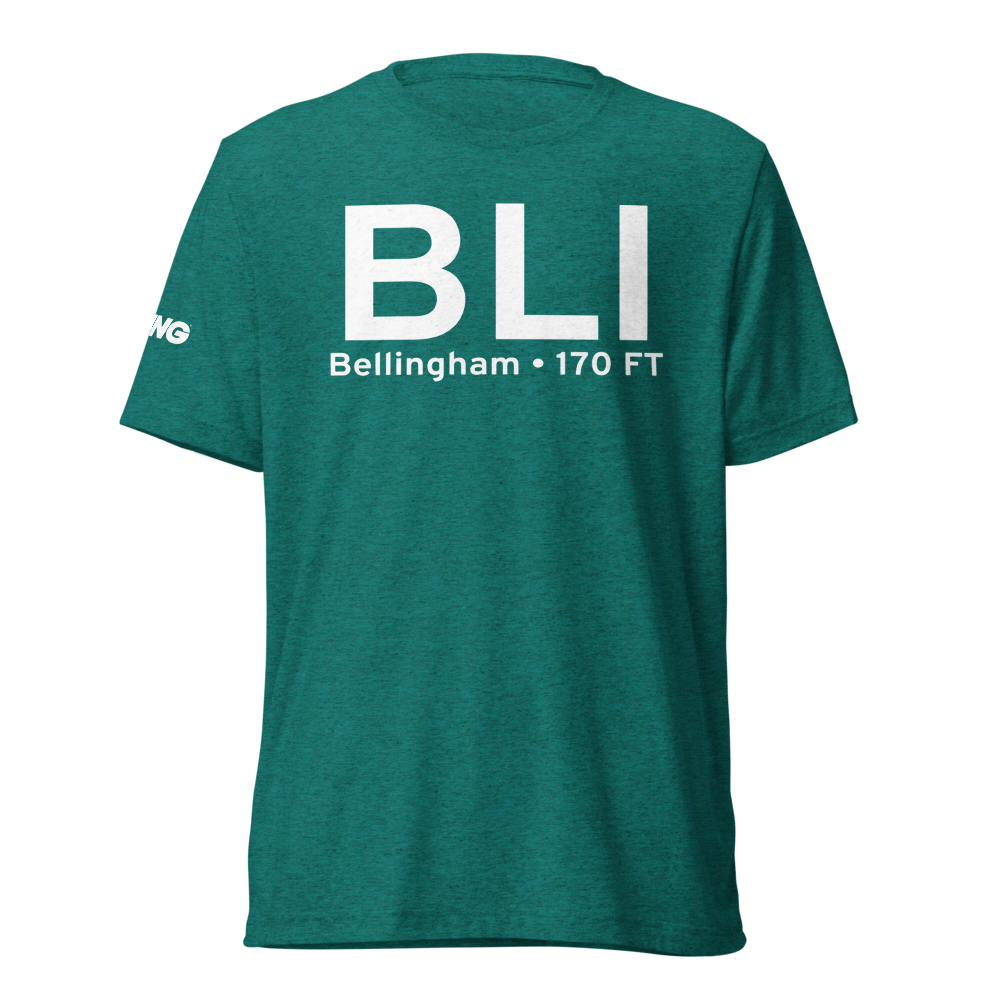 Bellingham (KBLI) Airport Tri-blend T-Shirt 