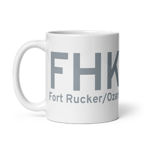 Fort Rucker/Ozark (FHK) Airport Mug