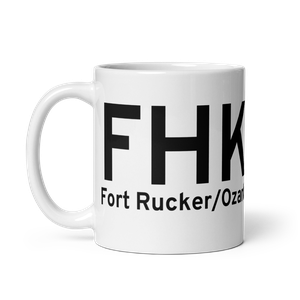 Fort Rucker/Ozark (FHK) Airport Mug
