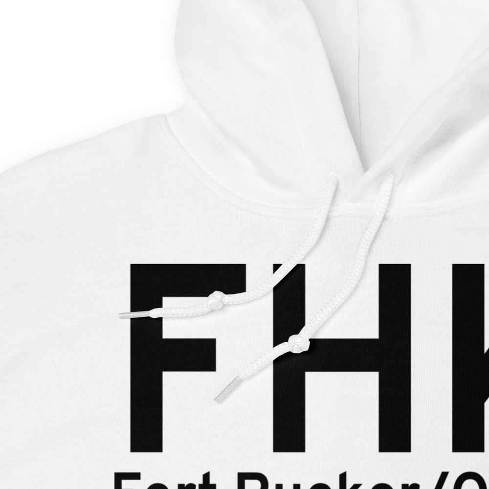 Fort Rucker/Ozark (FHK) Airport Hoodie Sweatshirt 