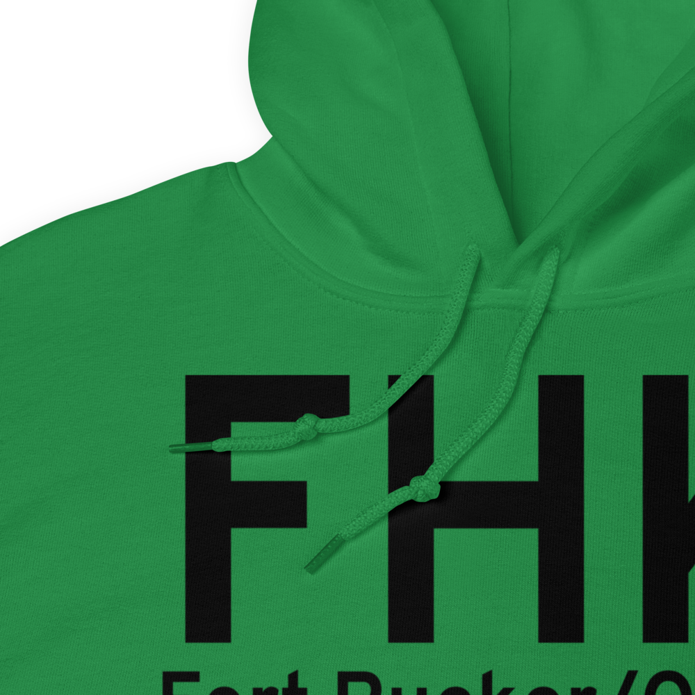 Fort Rucker/Ozark (FHK) Airport Hoodie Sweatshirt 