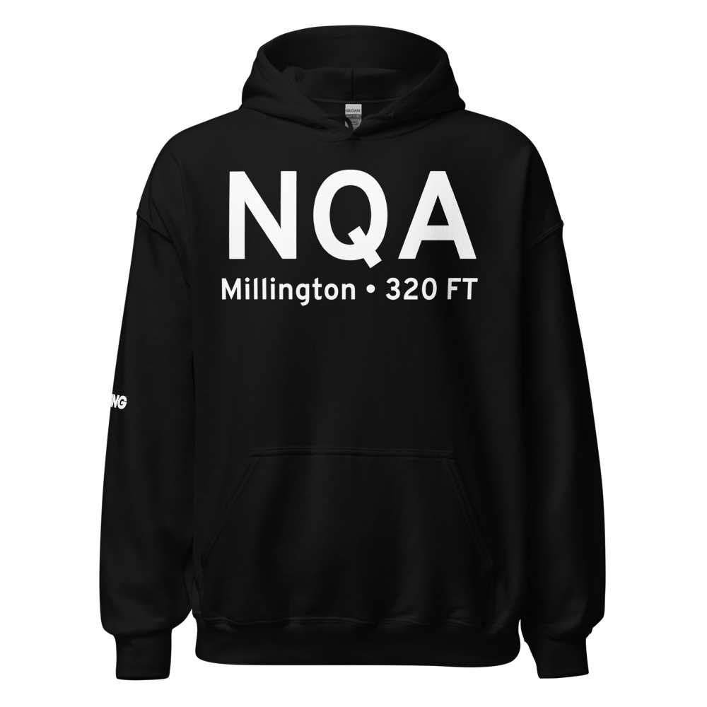 Millington (KNQA) Airport Hoodie Sweatshirt 