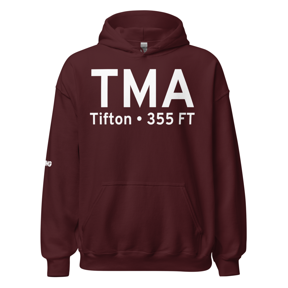 Tifton (KTMA) Airport Hoodie Sweatshirt 