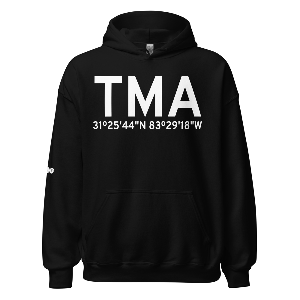 Tifton (KTMA) Airport Hoodie Sweatshirt 