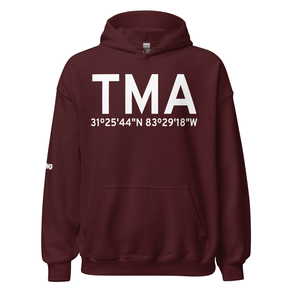 Tifton (KTMA) Airport Hoodie Sweatshirt 