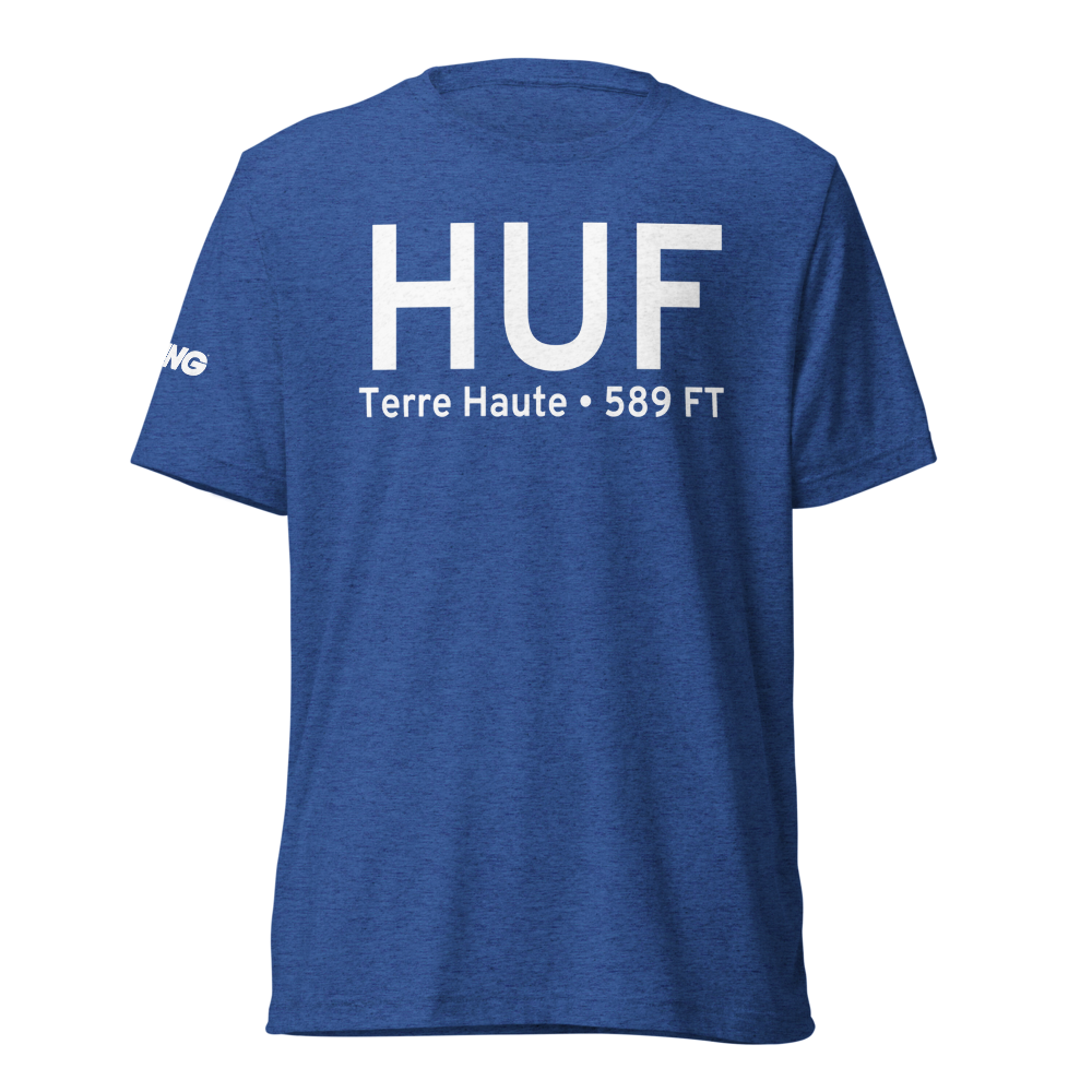 Terre Haute (KHUF) Airport Tri-blend T-Shirt 
