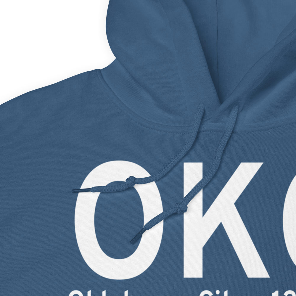 Oklahoma City (KOKC) Airport Hoodie Sweatshirt 
