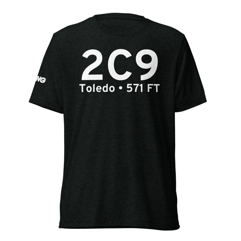 Toledo (US-0324) Airport Tri-blend T-Shirt 