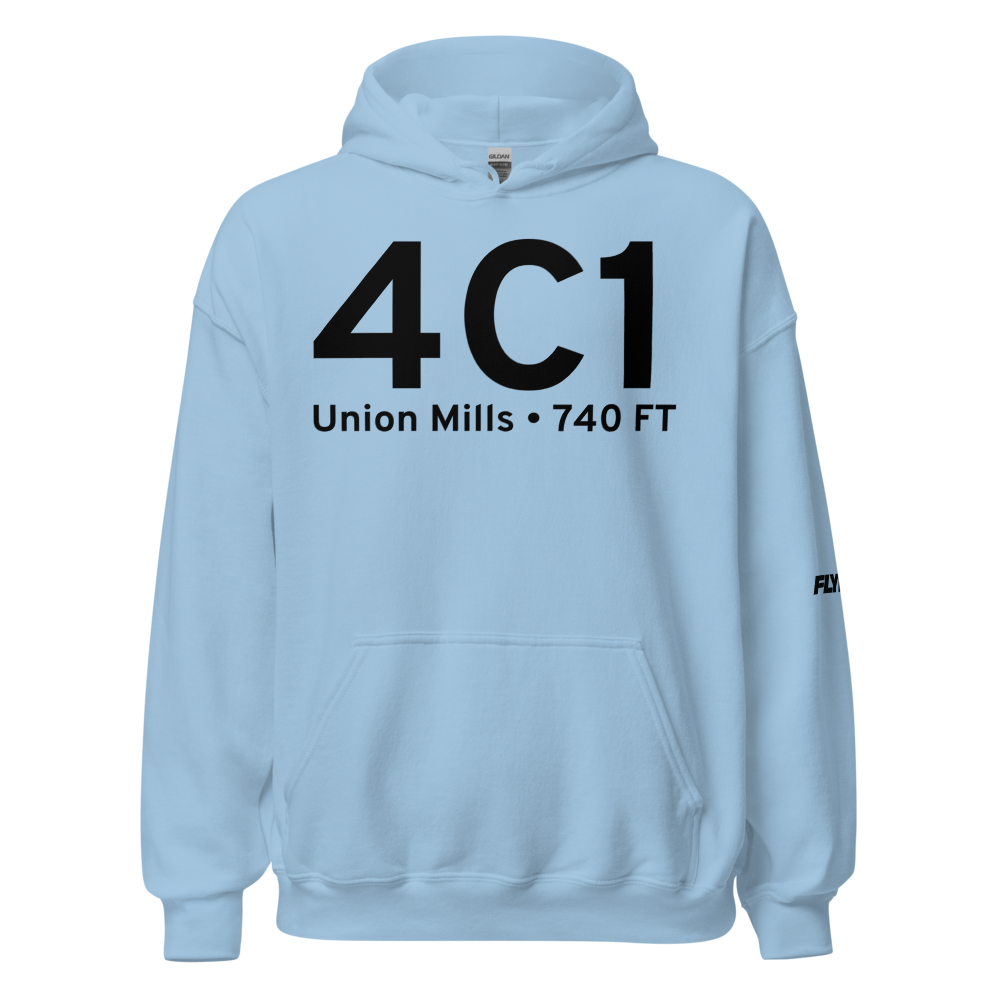 Union Mills (4C1) Airport Hoodie Sweatshirt 