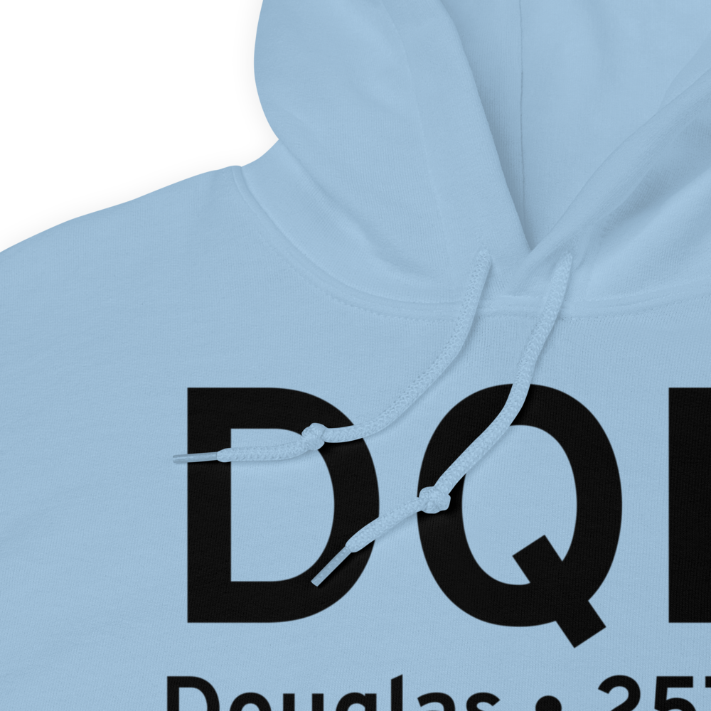 Douglas (KDQH) Airport Hoodie Sweatshirt 