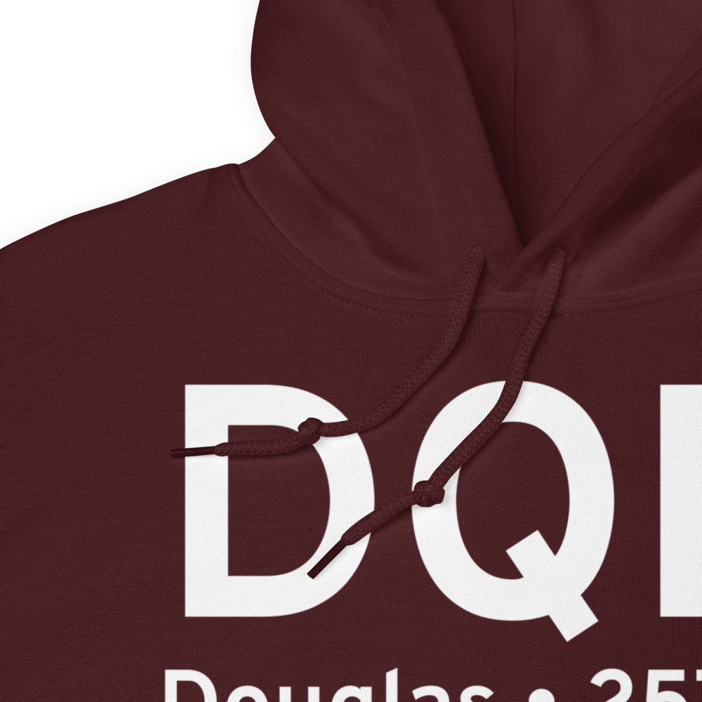Douglas (KDQH) Airport Hoodie Sweatshirt 