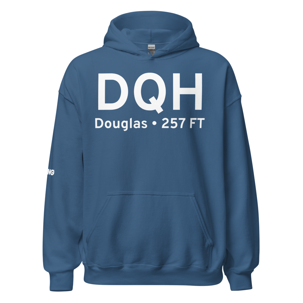 Douglas (KDQH) Airport Hoodie Sweatshirt 