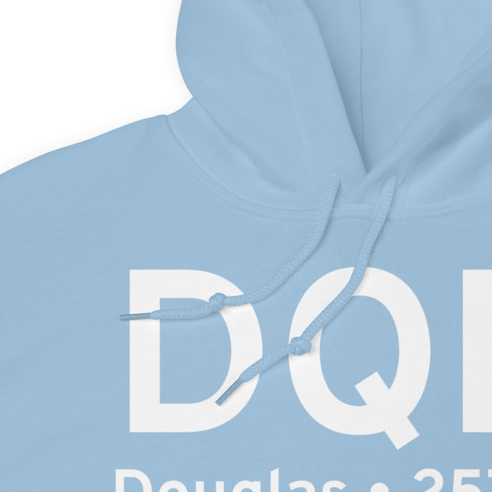 Douglas (KDQH) Airport Hoodie Sweatshirt 