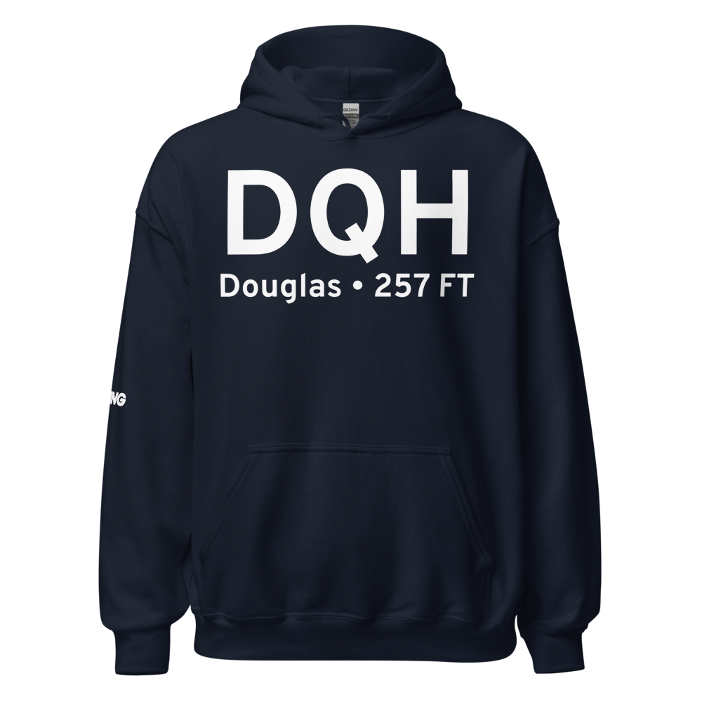 Douglas (KDQH) Airport Hoodie Sweatshirt 