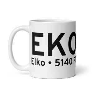 Elko (KEKO) Airport Mug