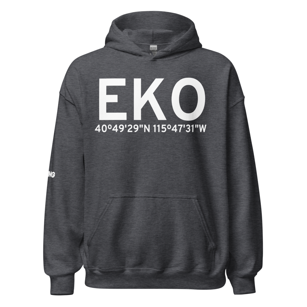Elko (KEKO) Airport Hoodie Sweatshirt 