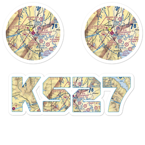 Kalispell City Airport (S27) VFR Sectional Sticker Pack