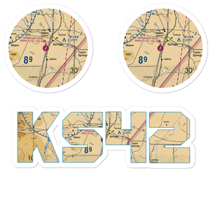 Springer Municipal Airport (S42) VFR Sectional Sticker Pack