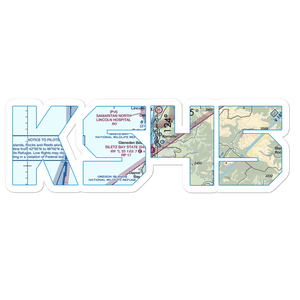 Siletz Bay State Airport (S45) VFR Sectional Sticker
