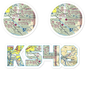 Country Squire Airpark (S48) VFR Sectional Sticker Pack