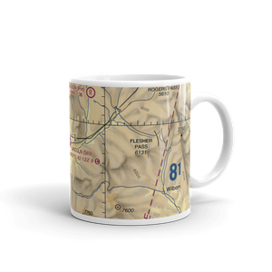 Lincoln Airport (S69) VFR Sectional  Mug