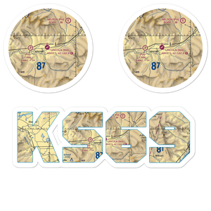 Lincoln Airport (S69) VFR Sectional Sticker Pack