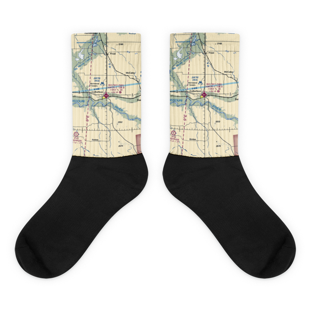 Big Sky Field (S85) VFR Sectional Socks 