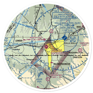 Martin Field (S95) VFR Sectional Sticker (30 mile)