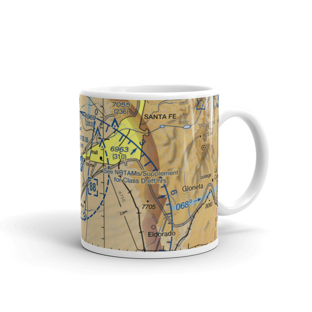 Santa Fe Municipal Airport (SAF) VFR Sectional  Mug 