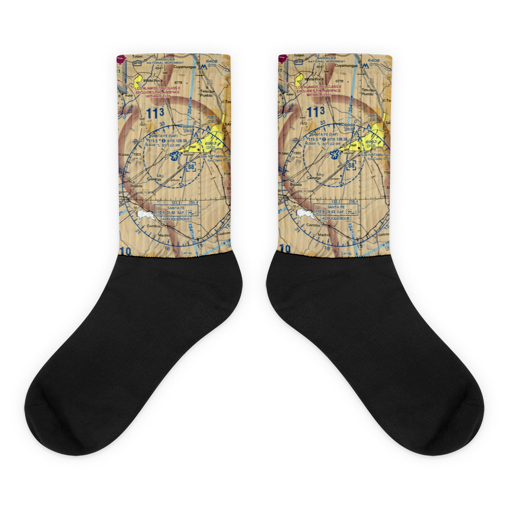 Santa Fe Municipal Airport (SAF) VFR Sectional Socks 