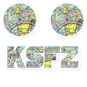 North Central State Airport (SFZ) VFR Sectional Sticker Pack