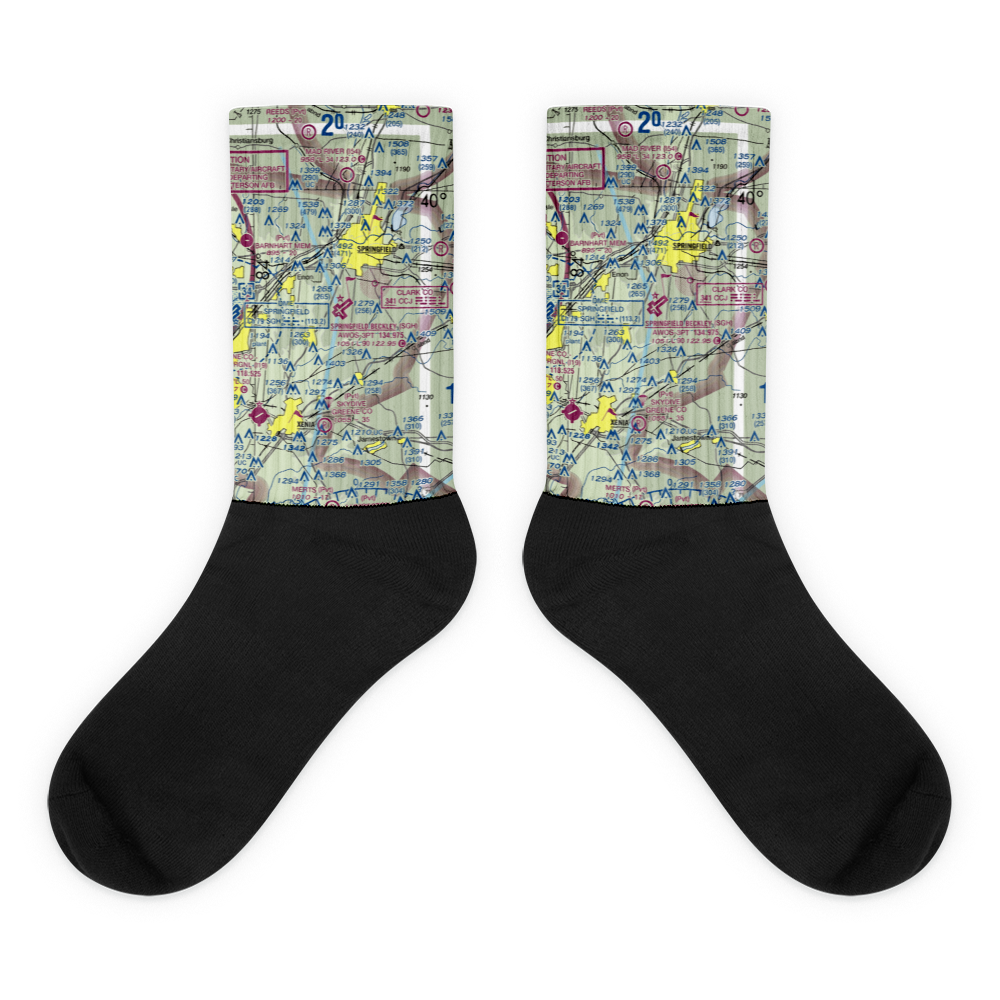 Springfield-Beckley Municipal Airport (SGH) VFR Sectional Socks 