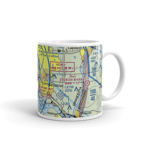 South St Paul Municipal Richard E Fleming field (SGS) VFR Sectional  Mug