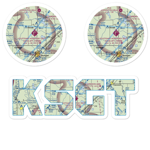Stuttgart Municipal Airport / Carl Humphrey Field (SGT) VFR Sectional Sticker Pack