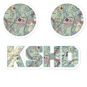 Shenandoah Valley Regional Airport (SHD) VFR Sectional Sticker Pack