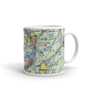 Rockingham County NC Shiloh Airport (SIF) VFR Sectional  Mug