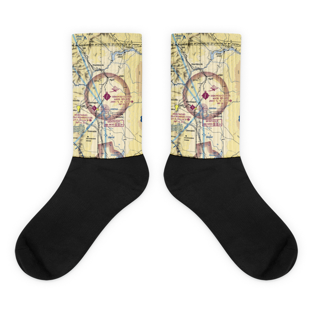Siskiyou County Airport (SIY) VFR Sectional Socks 