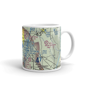 Salem Municipal Airport/McNary Field (SLE) VFR Sectional  Mug