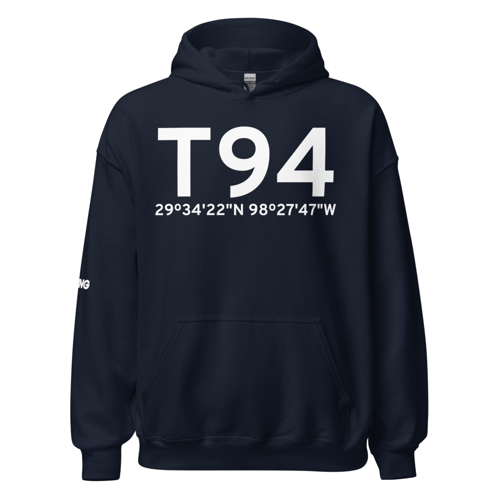 San Antonio (T94) Airport Hoodie Sweatshirt 