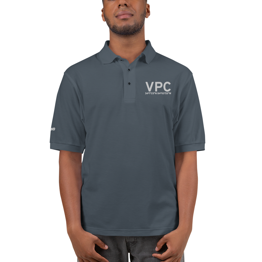 Cartersville (KVPC) Airport Port Authority Embroidered Polo Shirt 
