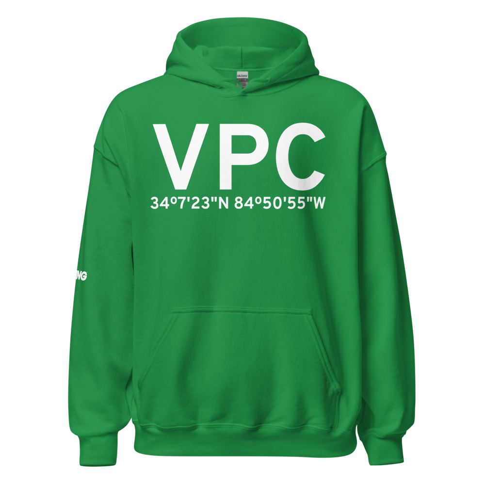 Cartersville (KVPC) Airport Hoodie Sweatshirt 
